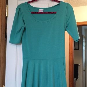 Lularoe Teal Nicole Dress